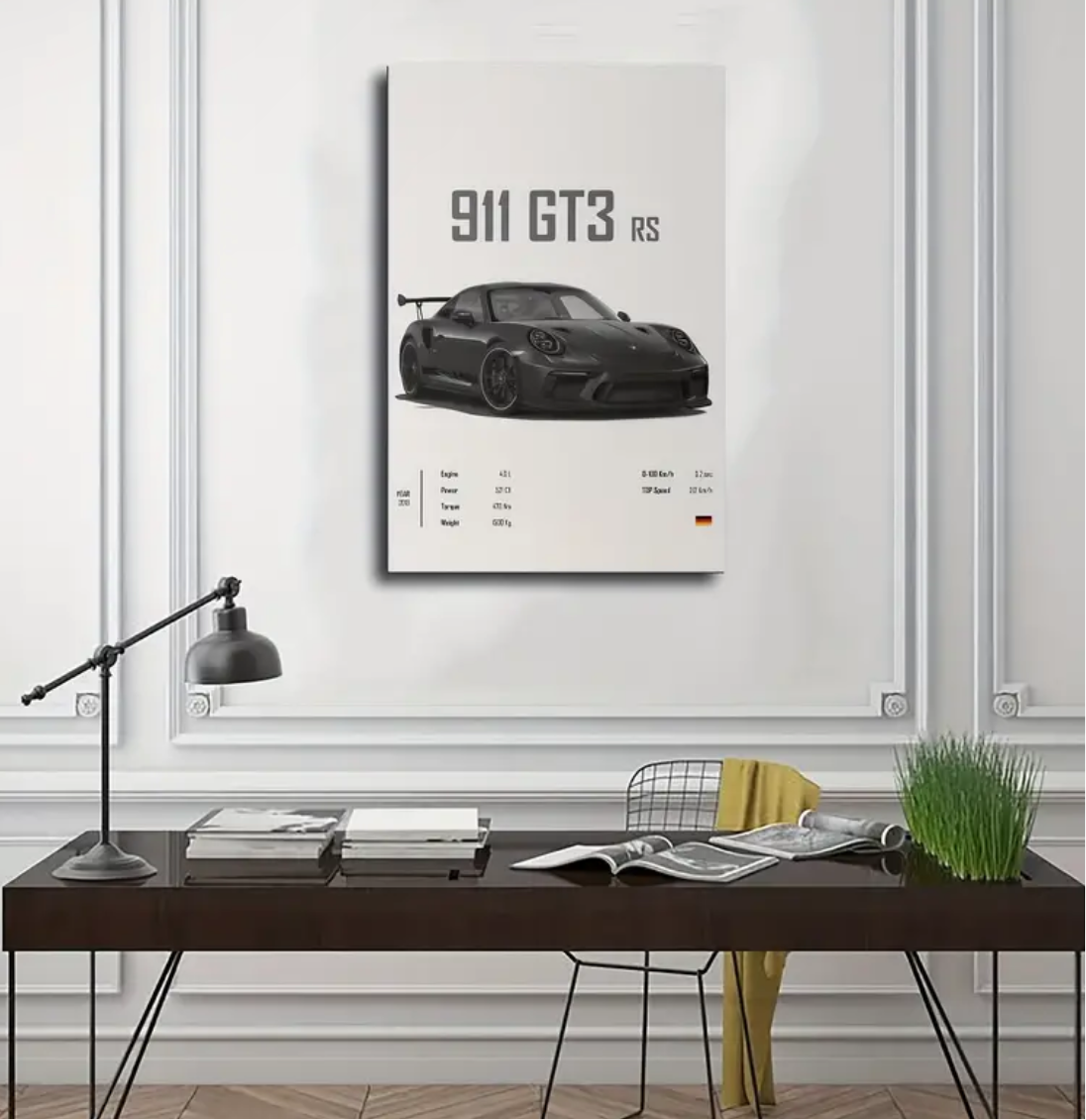 Porsche “GT3 rs” Wall Canvas