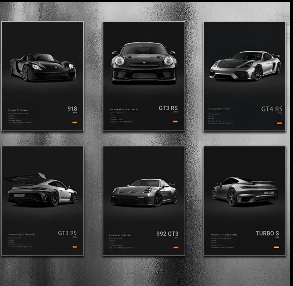 Porsche Wall Art