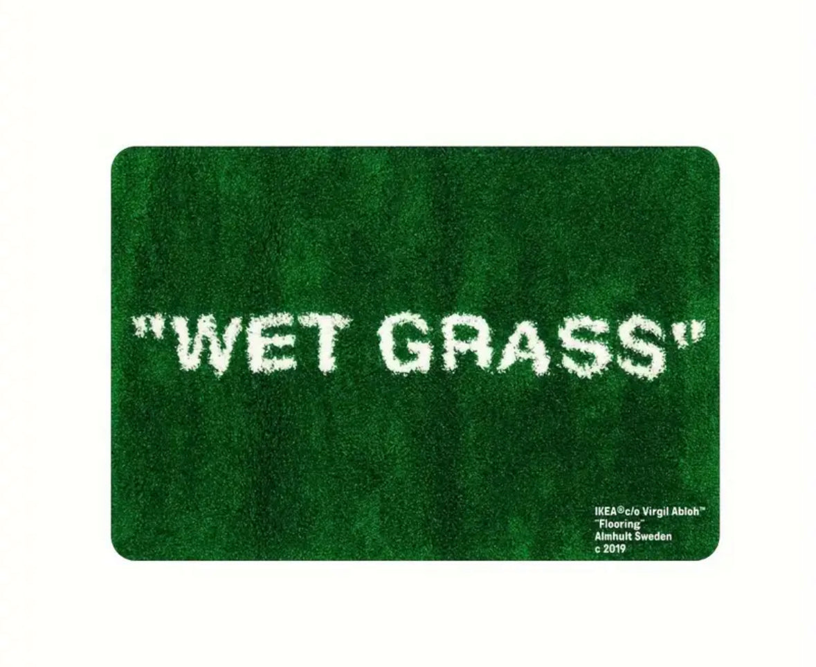 “Wet Grass” Floor mat